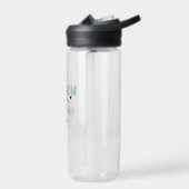 Beste Mama je Retro Script Groovy Mutter Tag Trinkflasche (Links)