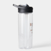 Beste Mama je Retro Script Groovy Mutter Tag Trinkflasche (Rechts)