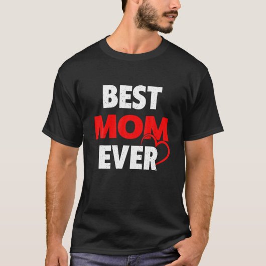 Beste Mama je Retro-Valentinstag-Matchreihe T-Shirt (Vorderseite)