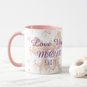 Beste Mama je Ribbon Elegante Moderne Mütter Tag Tasse