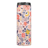 Beste Mama je rosa Blüte Thermosbecher (Rückseite)