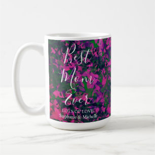 Beste Mama je Rosa Einzigartiger Garten Kaffeetasse