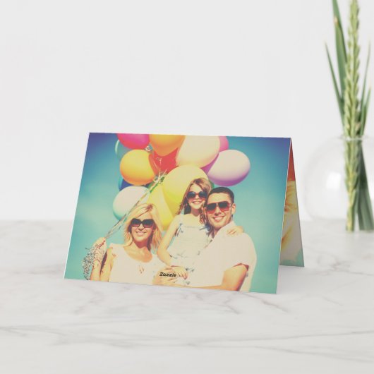 Beste Mama je rosa Fett Pinselschrift Modernes Fot Karte (Rückseite)