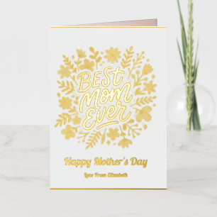 Beste Mama je Rosa Foto der Mutter am Tag der Blüt