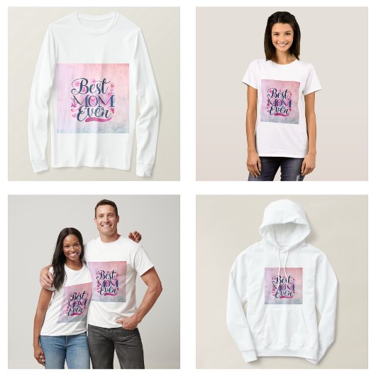 Beste Mama je rosa Herzschmetterlinge T-Shirt