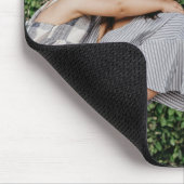 Beste Mama je rosa Niedliche Herzschrift Mousepad (Ecke)