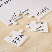 Beste Mama je rosa Niedliche Herzschrift Puzzle (Seite)