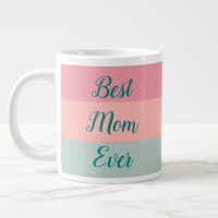Beste Mama je rosa Pfirsich Aquamarine Typografie-