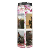 Beste Mama je rosa Skriptbildkollektion für Mama Thermosbecher (Rückseite)