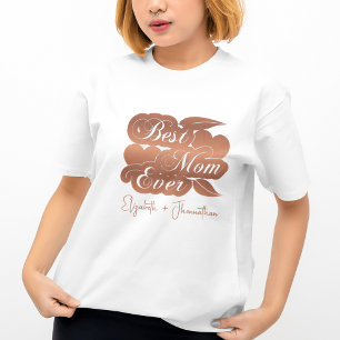 Beste Mama je Rose Gold Kinder zum Muttertag T-Shirt