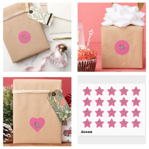 Beste Mama je Runder Aufkleber