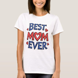 Beste Mama je rustikale Typografie mit Herz T-Shirt