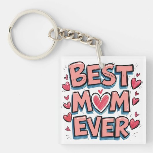 Beste Mama je Schlüsselanhänger (Vorderseite)