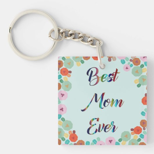 BESTE MAMA JE SCHLÜSSELANHÄNGER (Vorderseite)