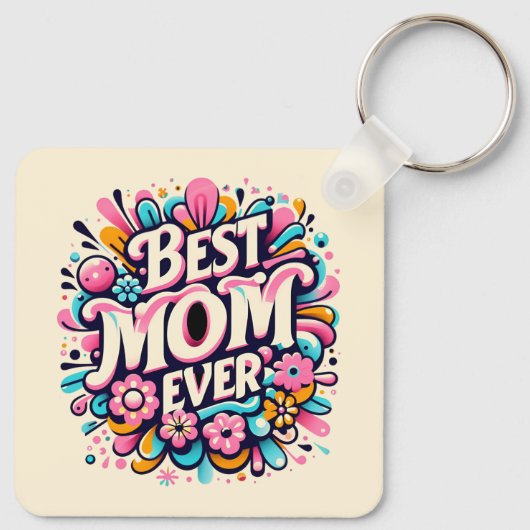 Beste Mama je Schlüsselanhänger (Rückseite)