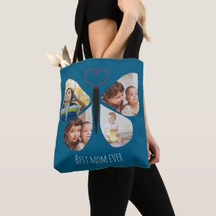 Beste Mama je Schmetterling Fotos Tasche
