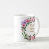 Beste Mama je Schöne Flora Kaffeetasse (VorderseiteRechts)
