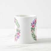 Beste Mama je Schöne Flora Kaffeetasse (Mittel)