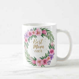 Beste Mama je Schöne Flora Kaffeetasse