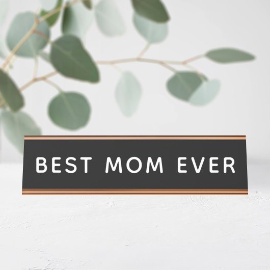 Beste Mama je Schreibtischnamensplakette
