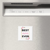 Beste Mama je schwarz Magnet (In Situ (Geschirrspüler))