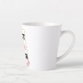 Beste Mama je schwarz Milchtasse (Rechts)