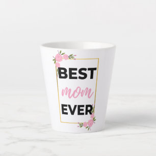 Beste Mama je schwarz Milchtasse