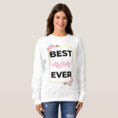 Beste Mama je schwarz Sweatshirt (Vorne ganz)