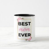 Beste Mama je schwarz Tasse (Zentrum)