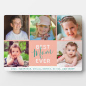 Beste Mama je Script 5 Fotos Fotoplatte (Vorderseite)