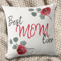 Beste Mama je Script Rose Wasserfarben