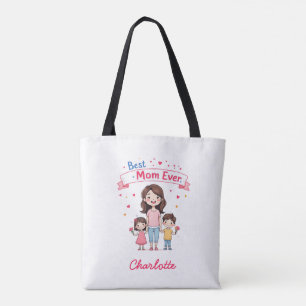 Beste Mama je Sentimental Personalisiert Mother Tasche