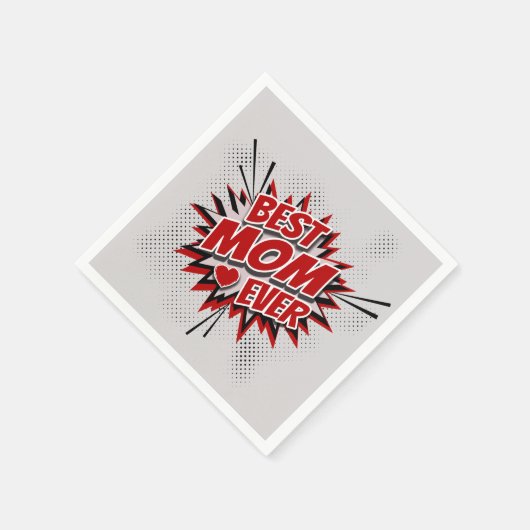 Beste Mama je Serviette (Ecke)