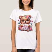 Beste Mama je Shirt Mama Bear T - Shirt