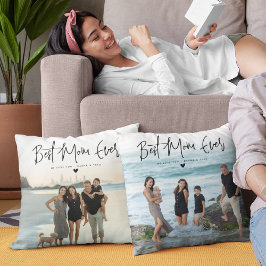 Beste Mama je Skript 2x Foto Kissen