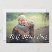 Beste Mama je Skript | Muttertagskarte Karte (Vorderseite)