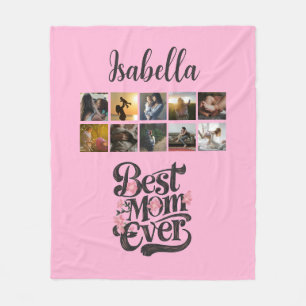 Beste Mama je Skript Trendy Mother Day Geschenke Fleecedecke