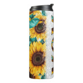 Beste Mama je Sonnenblume Thermosbecher (Nach links gedreht)