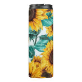 Beste Mama je Sonnenblume Thermosbecher (Rückseite)