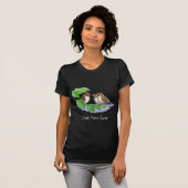 Beste Mama je Sparrow Niedliche Vogelfamilie T-Shirt (Vorne ganz)