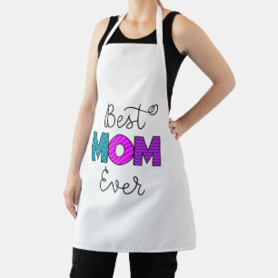 Beste Mama je Spaß Typografie Schürze