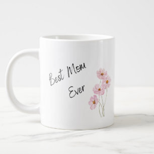Beste Mama je Stilvolle Blume Muttertag Jumbo-Tasse