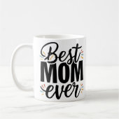Beste Mama je Stilvoller Muttertag Kaffeetasse (Links)