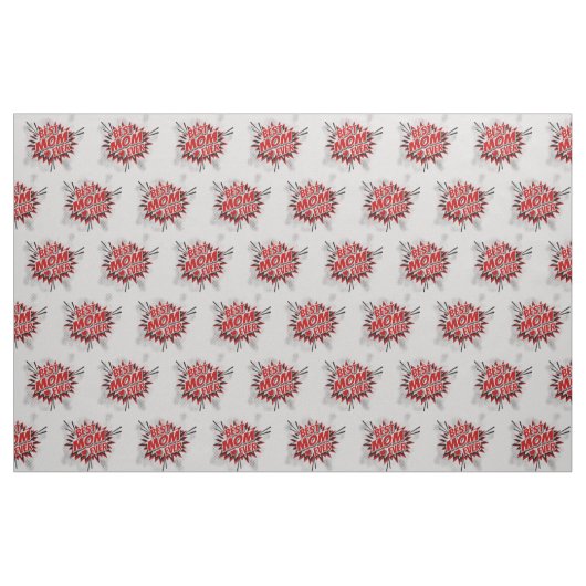 Beste Mama je Stoff (Fat Quarter (45,7 x 55,9 cm))