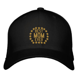 Beste Mama je SuperMom Stars Stickerei Bestickte Baseballkappe