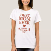 Beste Mama je T-Shirt (Vorderseite)