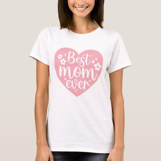 Beste Mama je T-Shirt (Vorderseite)