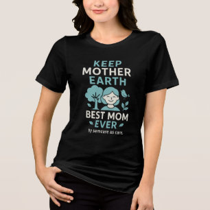 Beste Mama je - T - Shirt der Mutter von Herzen