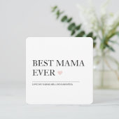 Beste Mama je | Tag der glücklichen Mütter (Stehend Vorderseite)