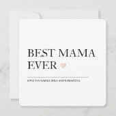 Beste Mama je | Tag der glücklichen Mütter (Vorderseite)